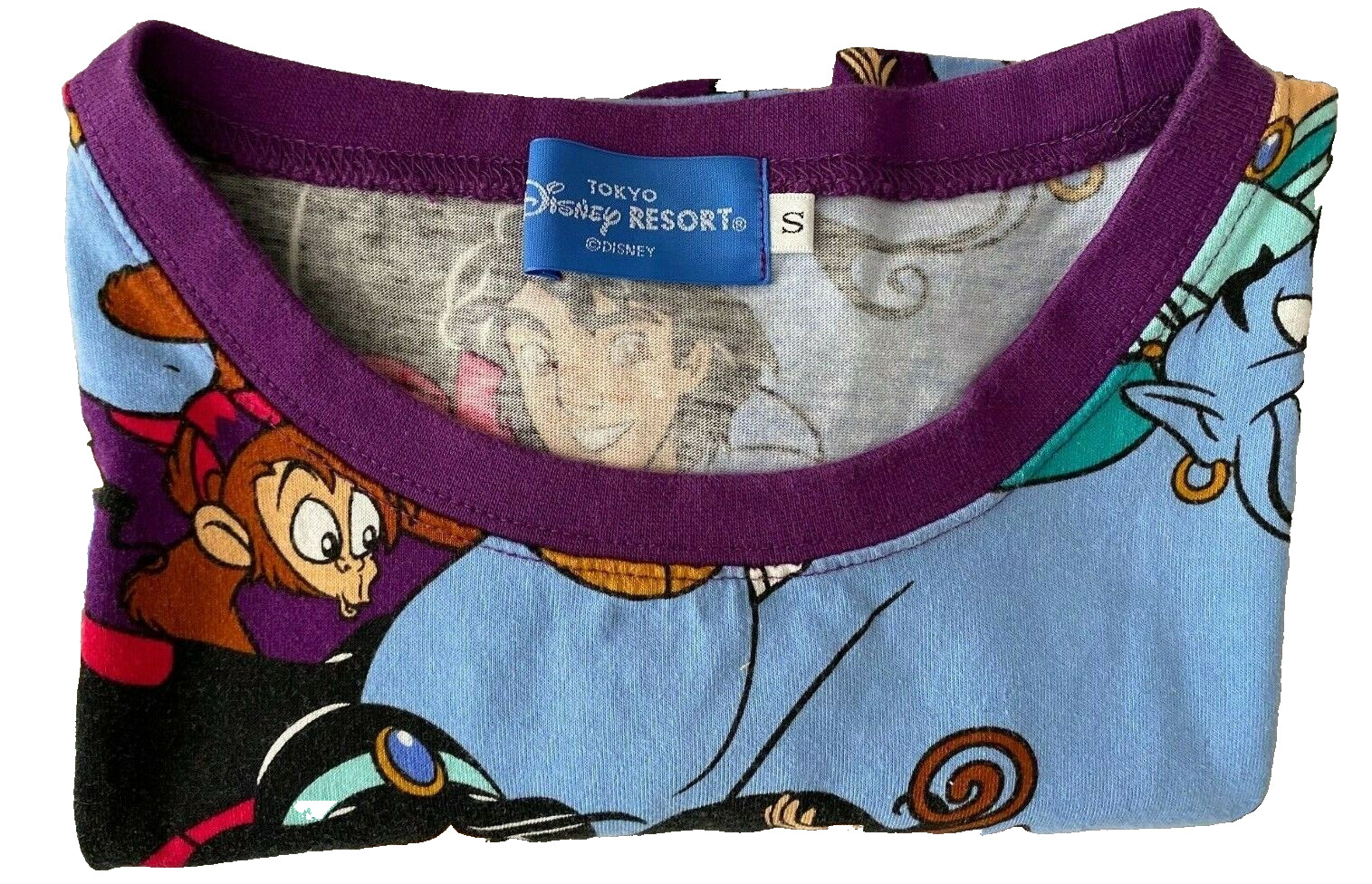 Tokyo Official Disney Resort Graphic Aladdin / Jasmine & Chatacters Unisex Tee S
