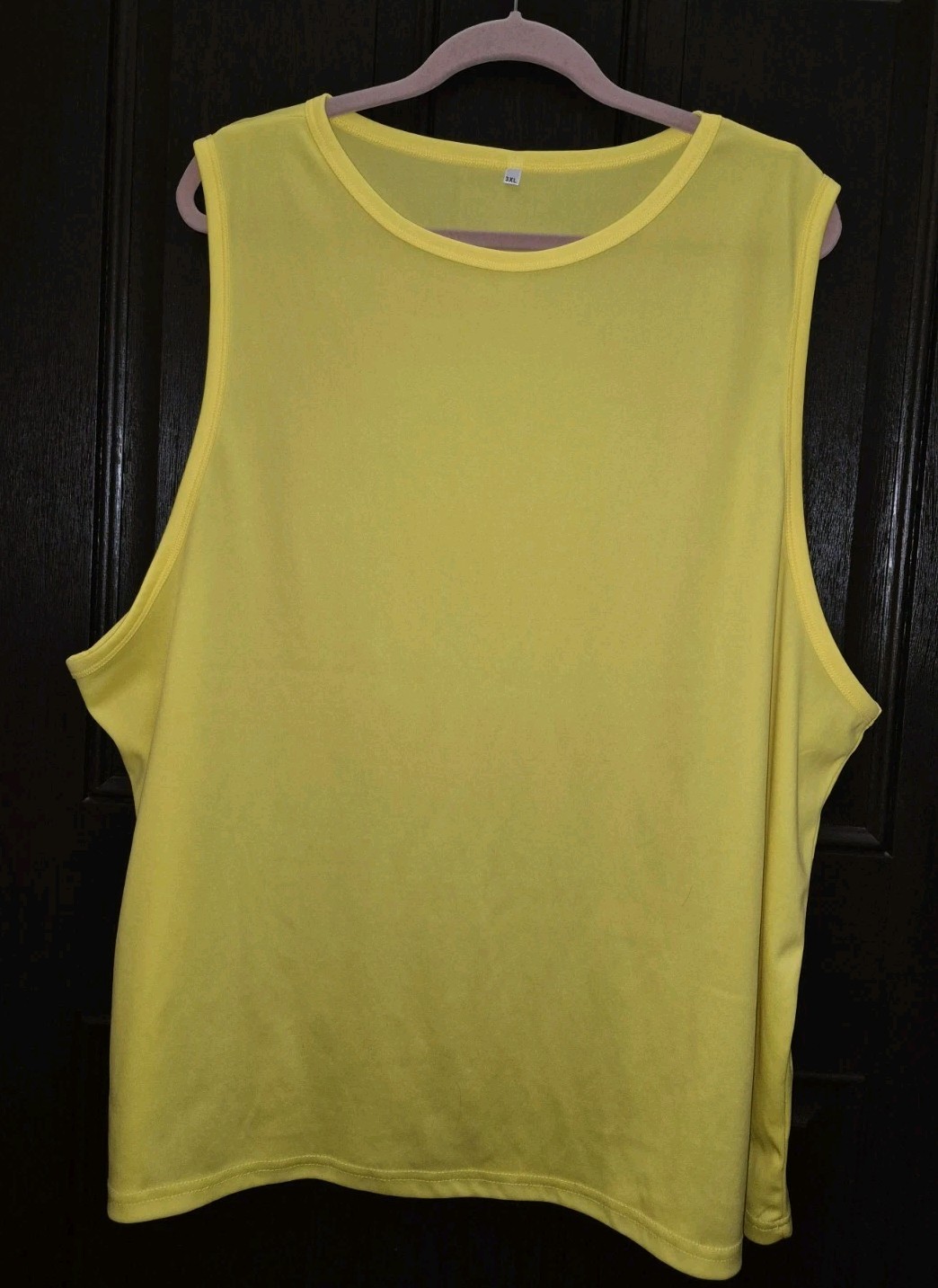 Womens Unbranded Tank Top 3XL Sunshine Yellow