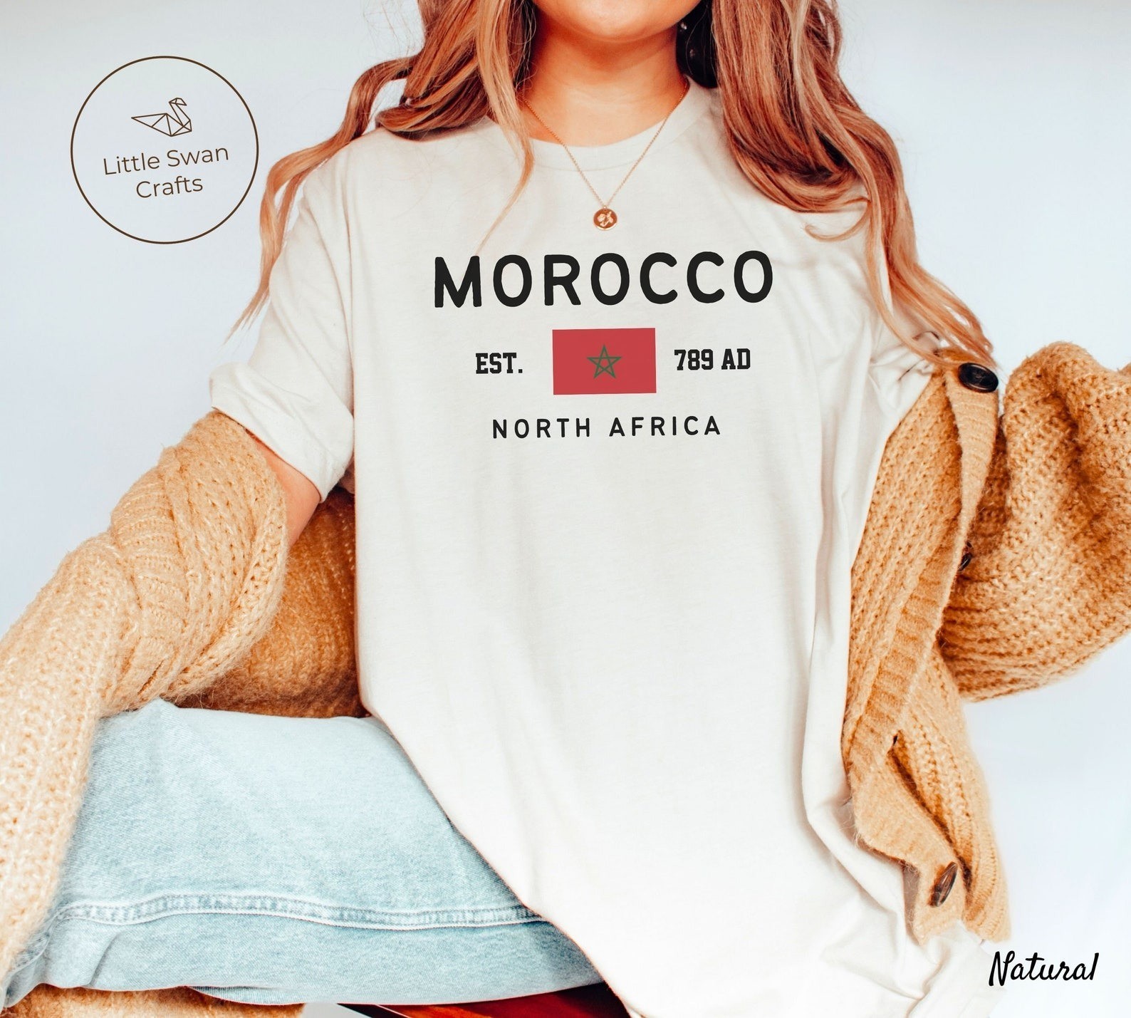 Morocco T-Shirt Gift for Morocco Trip Lover Favorite Souvenir Tee