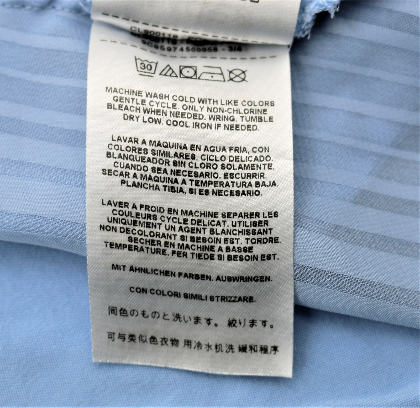 Guess Women’s sleeveless Blue top Asymmetrical full front zip sheer back size M
