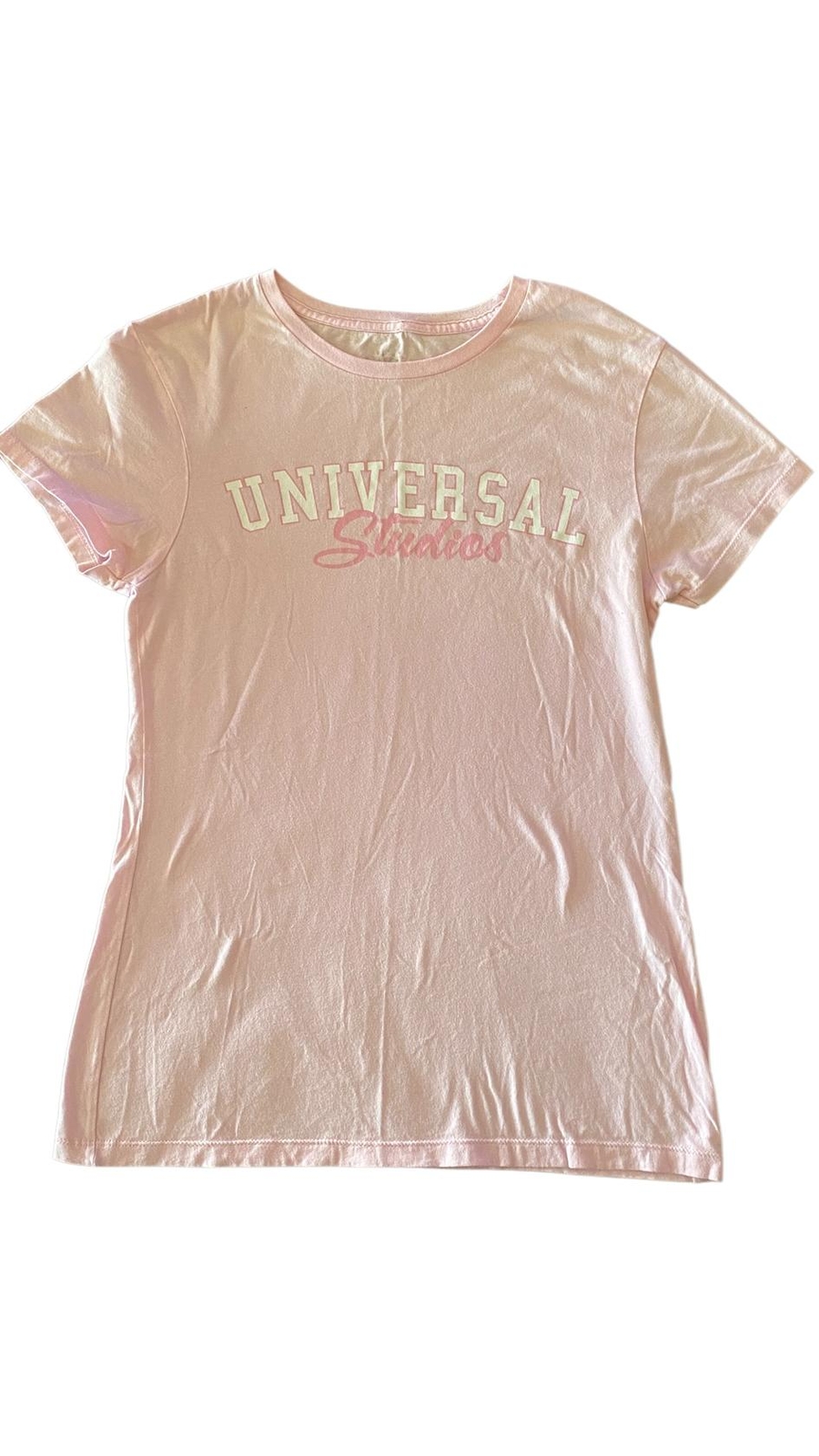 Universal Studios Women Fitted Tshirt- Pink, Size XL