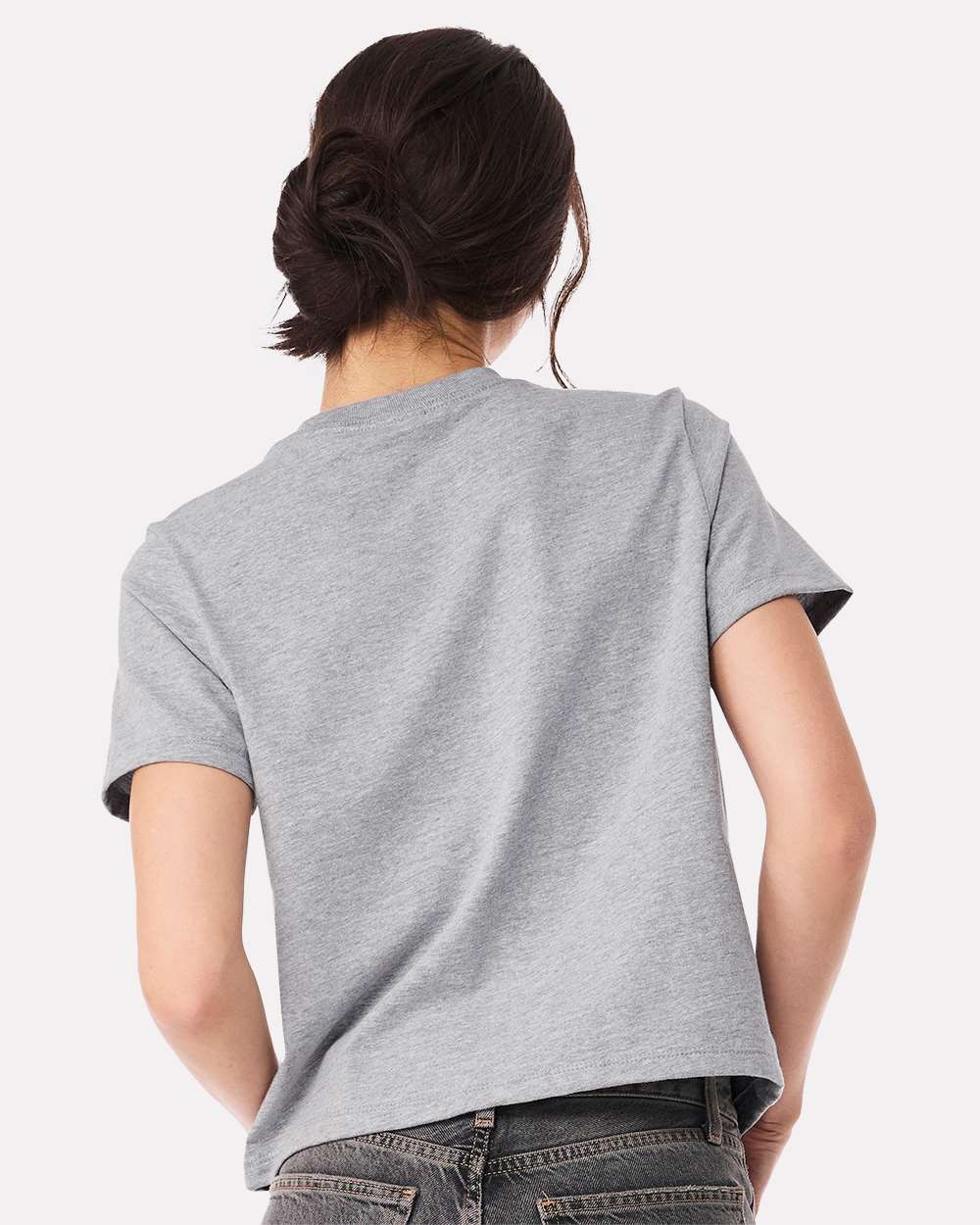 🔥 BELLA + CANVAS Women 6 oz Heavyweight Cotton Tee Shirt Up To 3XL 6110