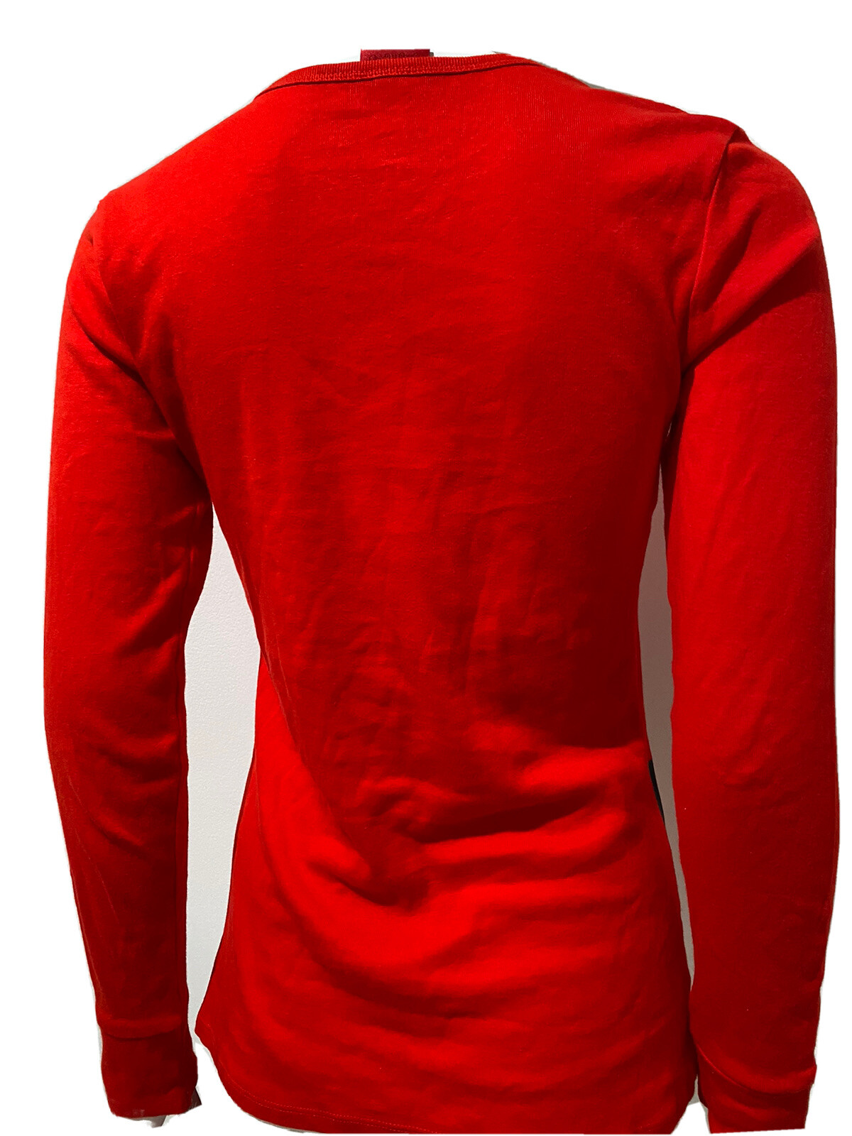 WONDERSHOP Women’s Christmas Red Long Sleeve Pajama Top Santa Claus Shirt M NEW
