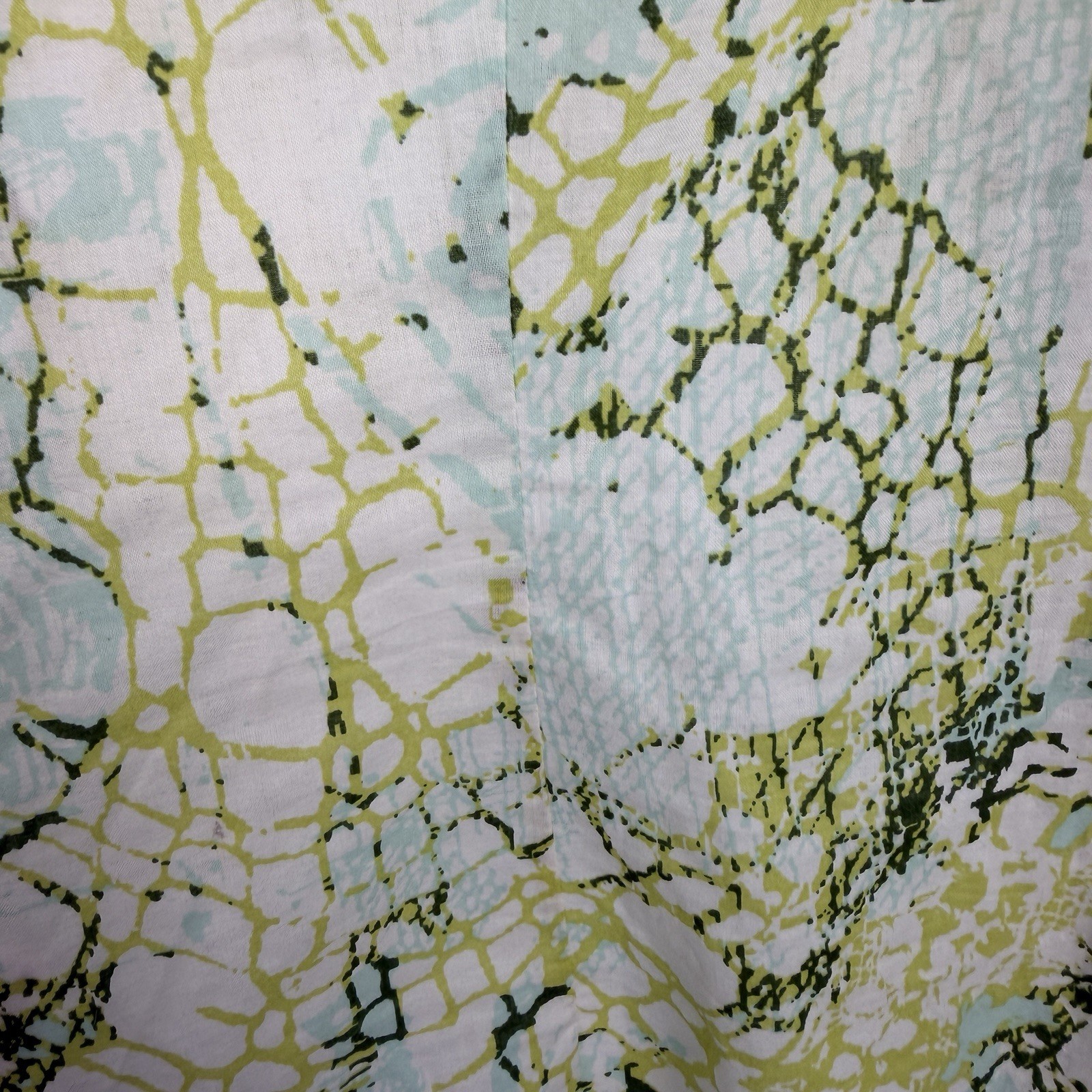 ROCK 47 by WRANGLER Western Shirt Blouse Womens Acid Yellow Green Large Cowgirl