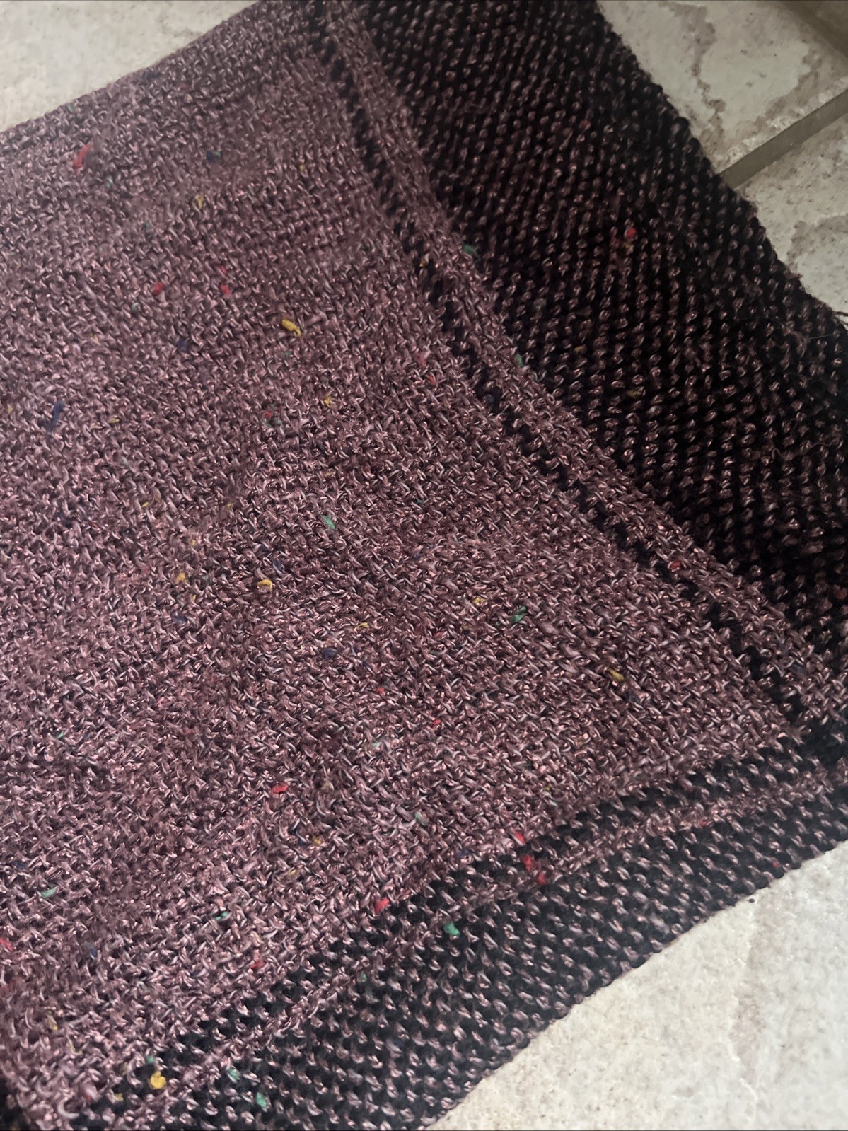 Unique 1 of a kind Judi Gaston Top -Blend Of Plum, Black, Some Green, And Yellow