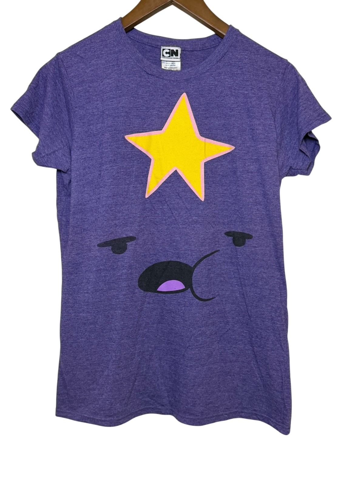 Adventure Time Lumpy Space Princess T Shirt Womens XL Purple Cartoon Network