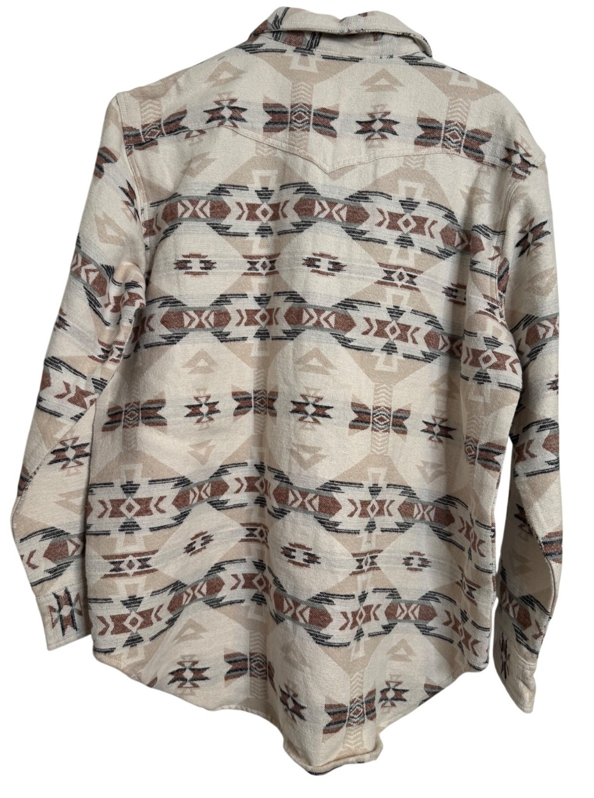 Wrangler Retro Flannel Size Large Western Women’s Snap Button Up NWT
