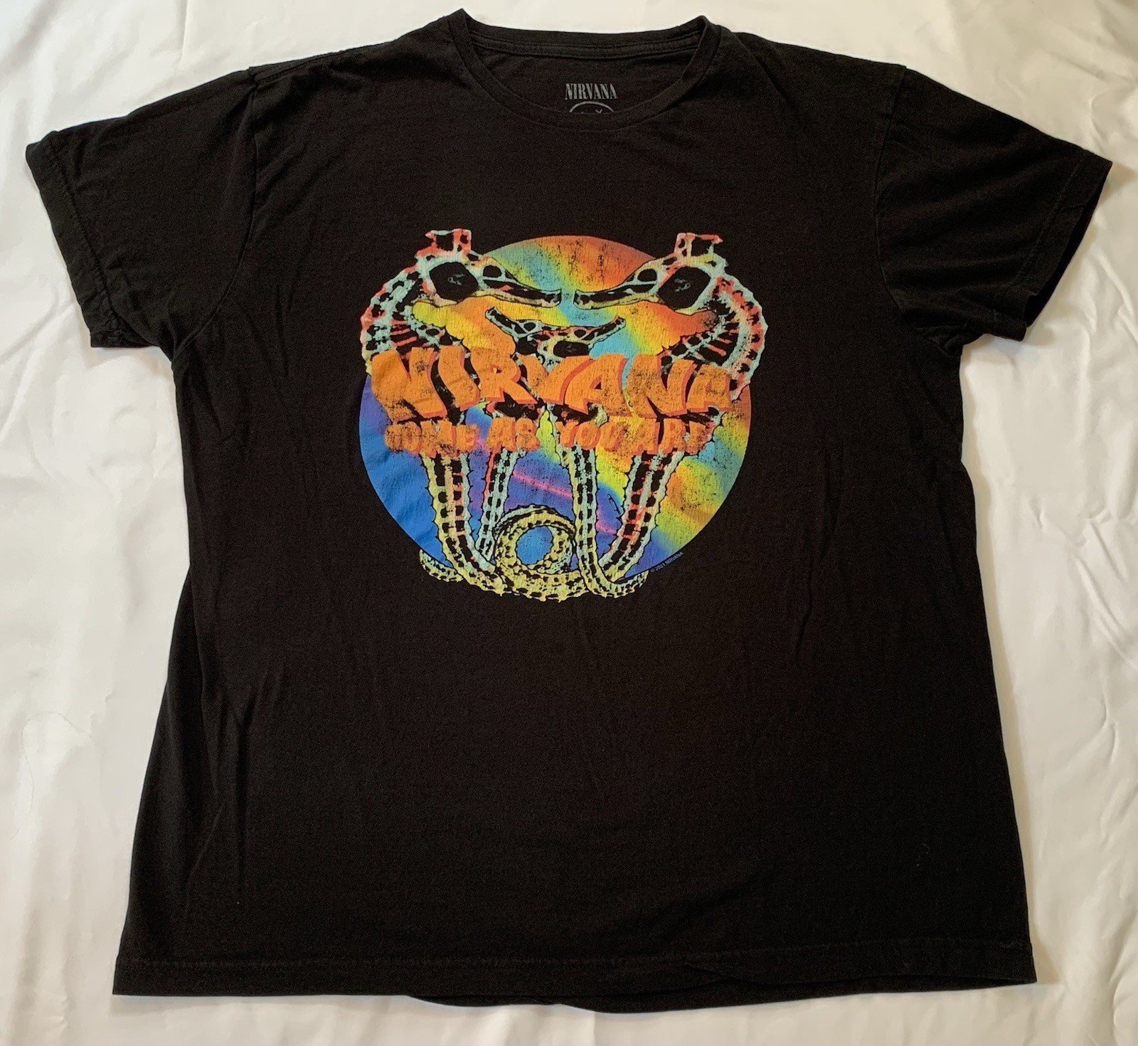 Nirvana Come As You Are EX Shirt Women’s XL mudhoney kurt cobain black sabbath
