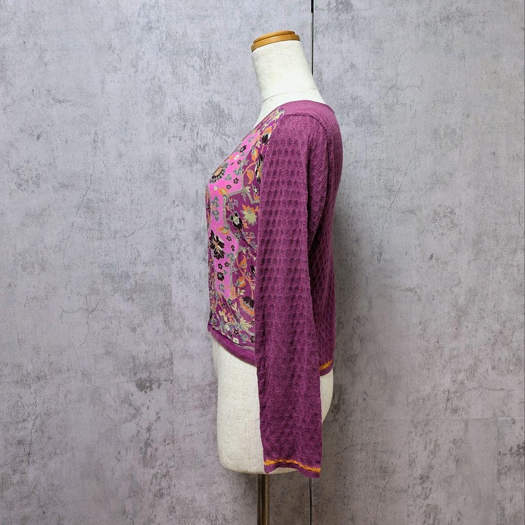 ETRO long-sleeved cotton top 19 inches