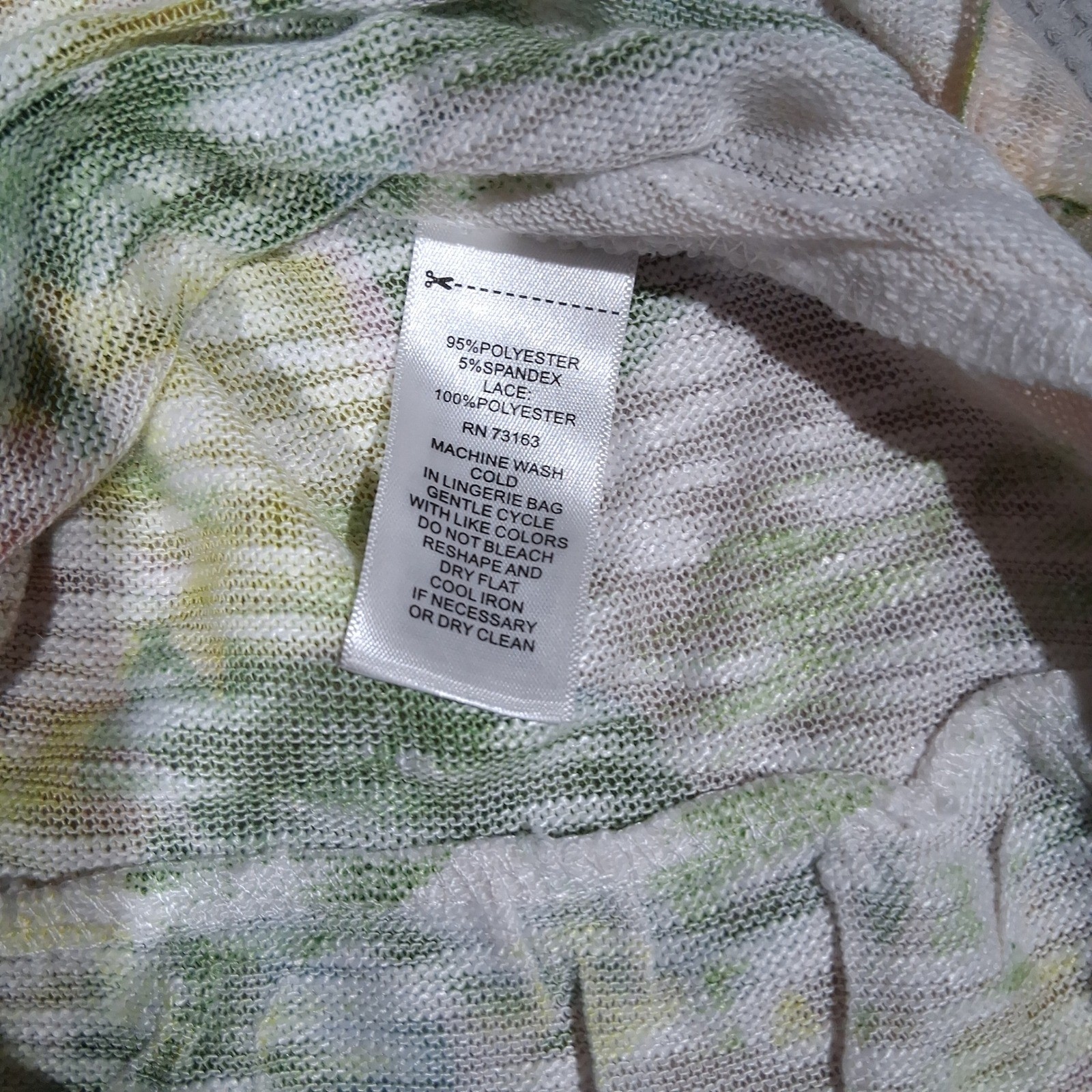 Melissa Paige Petite Floral Lace Yoke Ruffle Top Green Yellow Rose Cottagecore