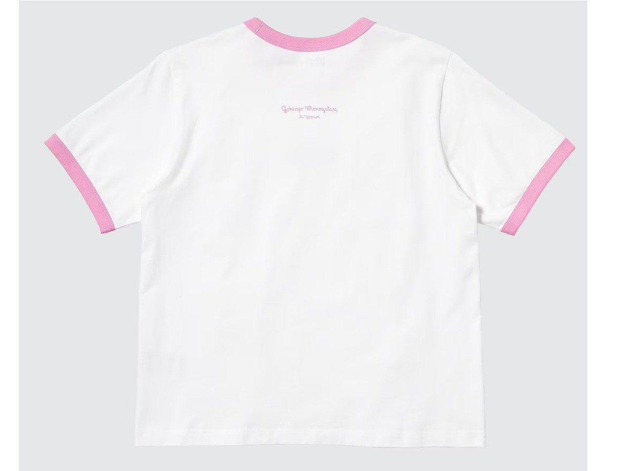 Ai Yazawa UT Uniqlo Japan Limited Ringer T-Shirt White Pink Trim Size M New