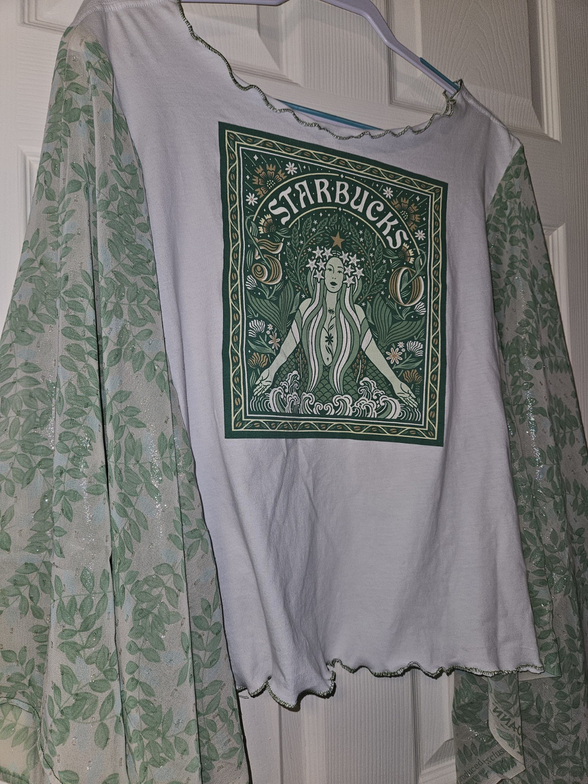 Handmade Kimono Starbucks Vintage Tee Kimono Fairy Core Cottagecore