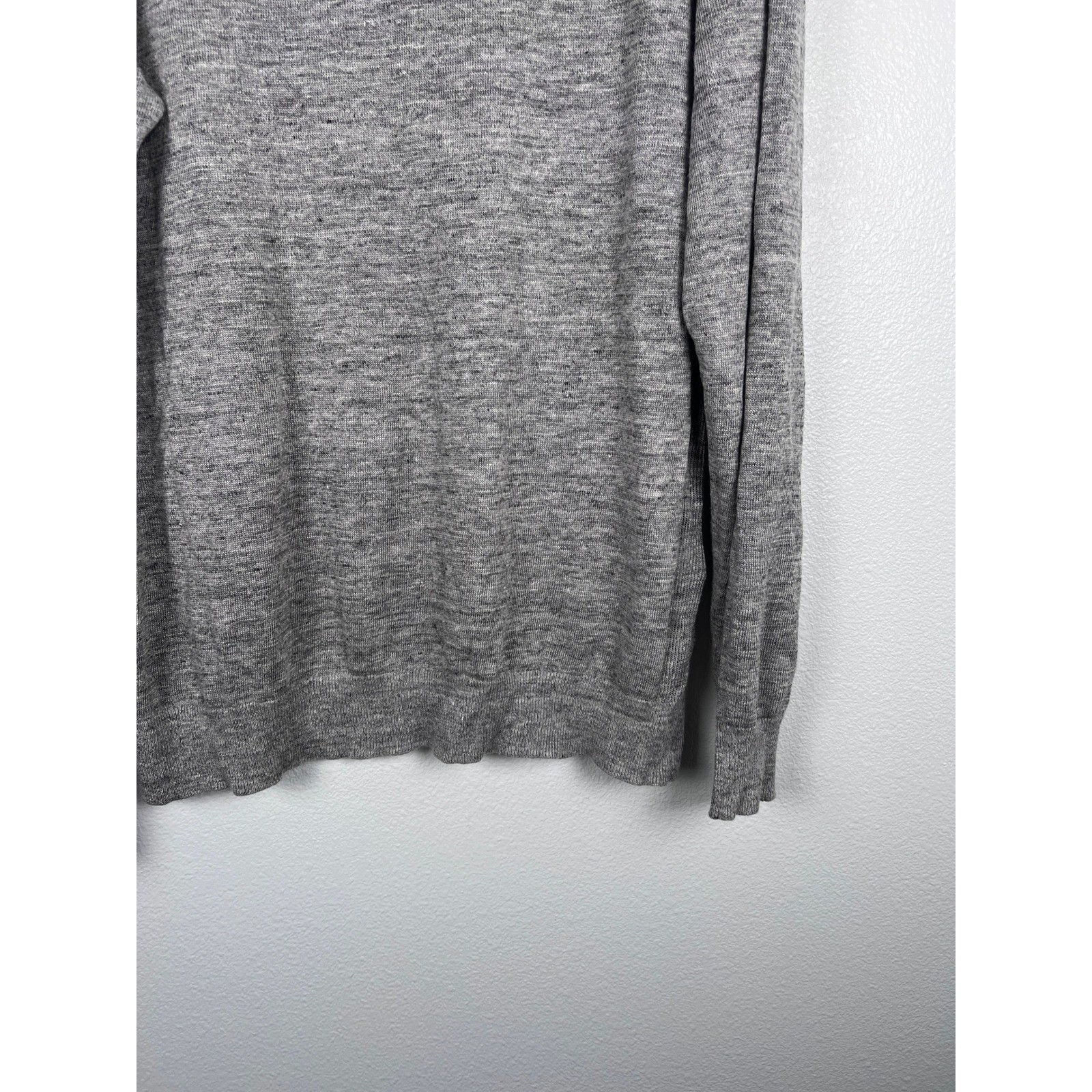 Adriano Goldschmied Women’s Linen Tunic Length Knit Top Sz XL
