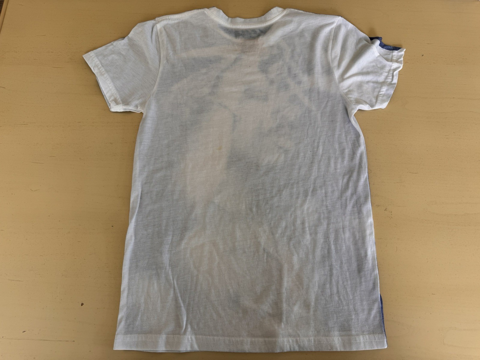 TUPAC PICTURE ME ROLLIN’ T SHIRT URBAN OUTFITTERS BLUE WHITE SIZE XS AOP