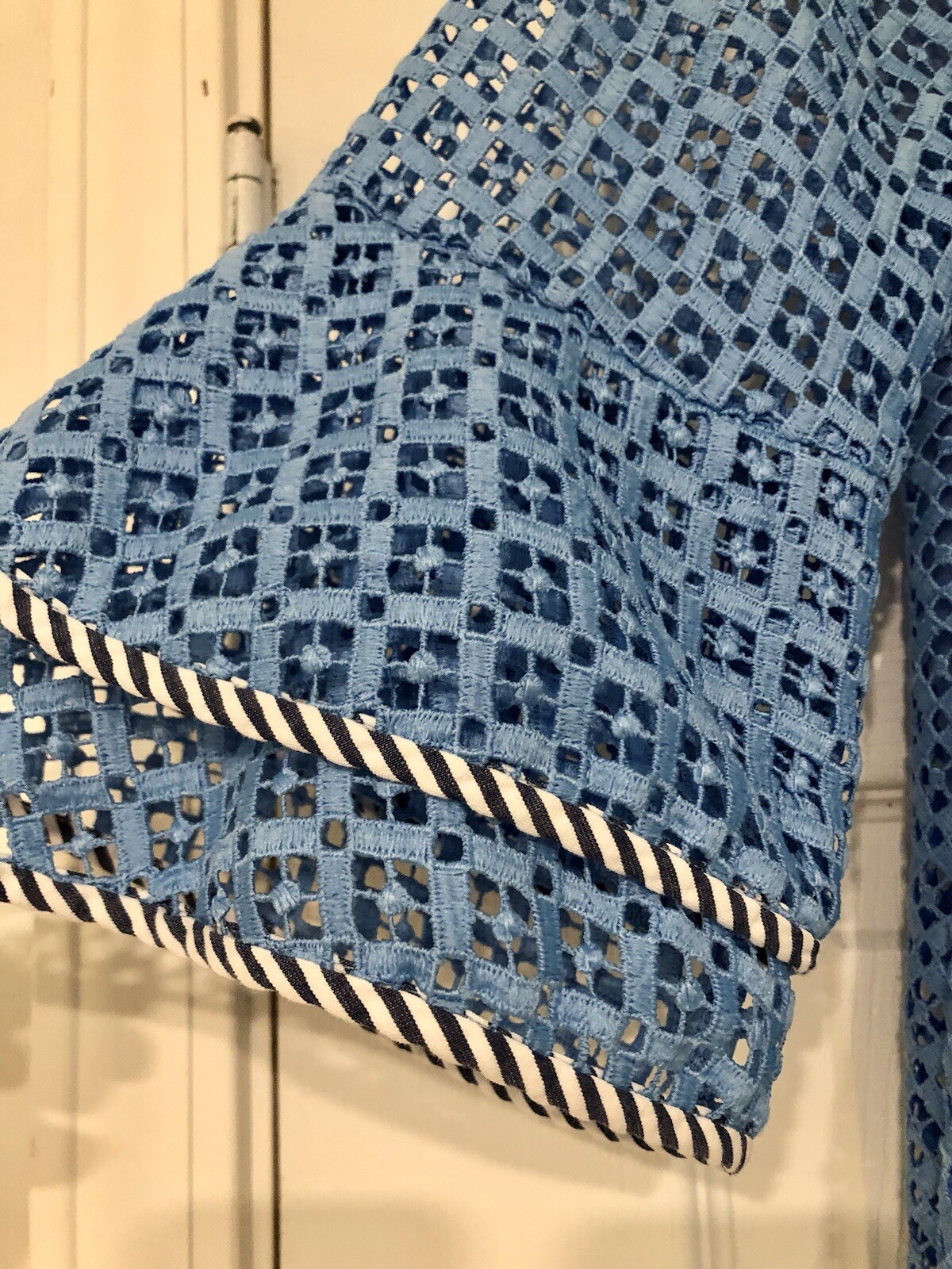NWOT Draper James Coastal Preppy Quiet Luxury Old Money Coquette Lattice Size 0