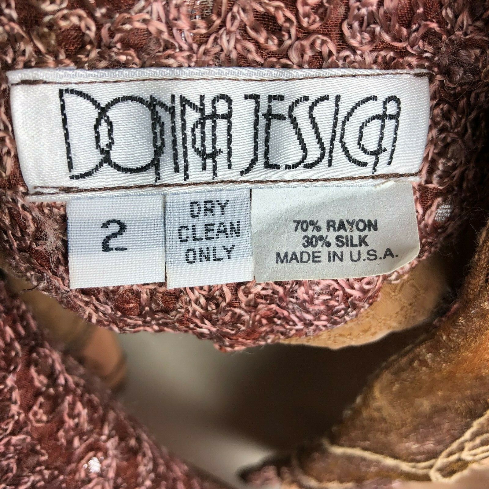 Donna Jessica Nothing Matches 2 (M/L) Lagenlook Blouse Pants Art To Wear Vtg.