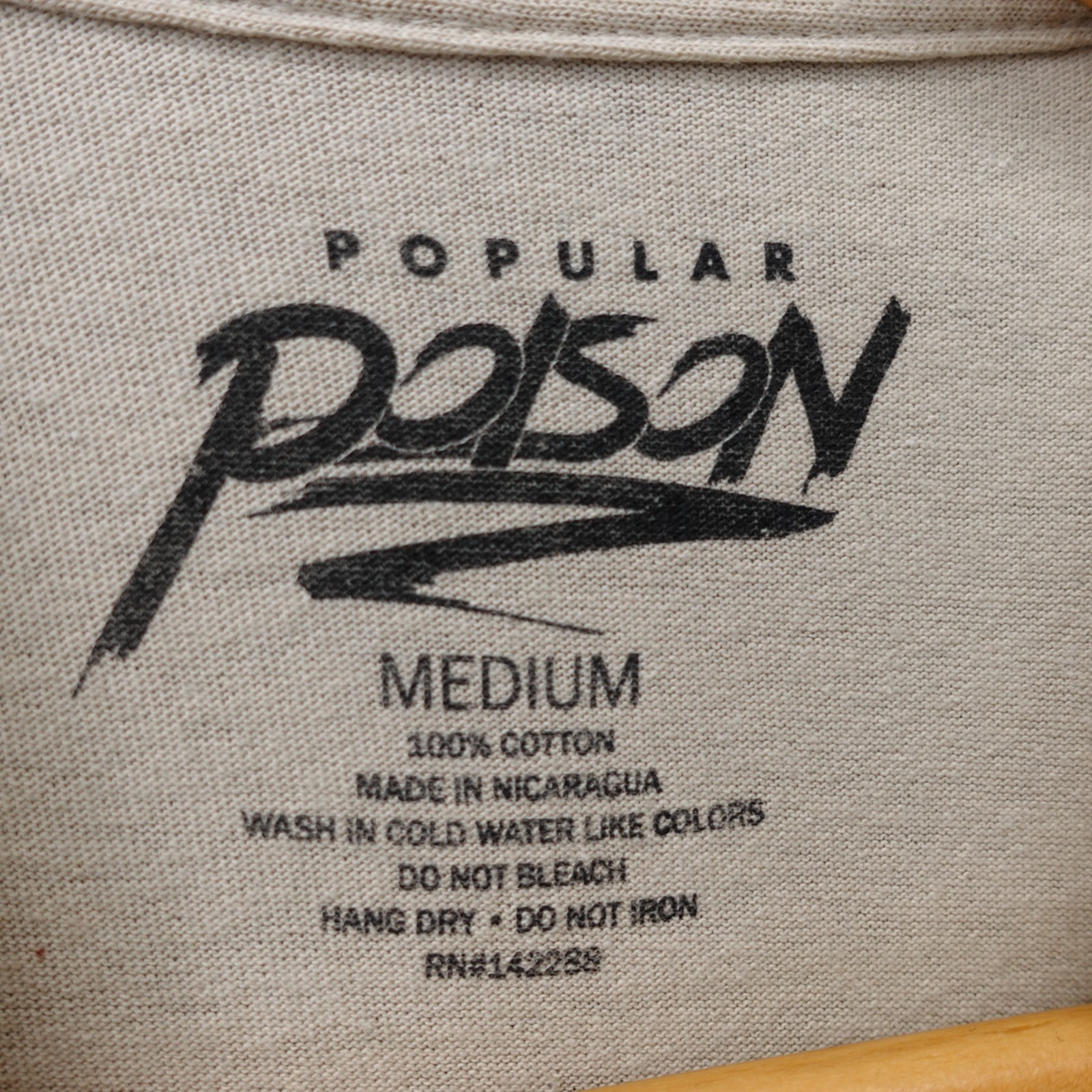 Womens Rose Graphic Shirt M Beige LOSING FRIENDS FINDING PEACE Sand Tee Grunge