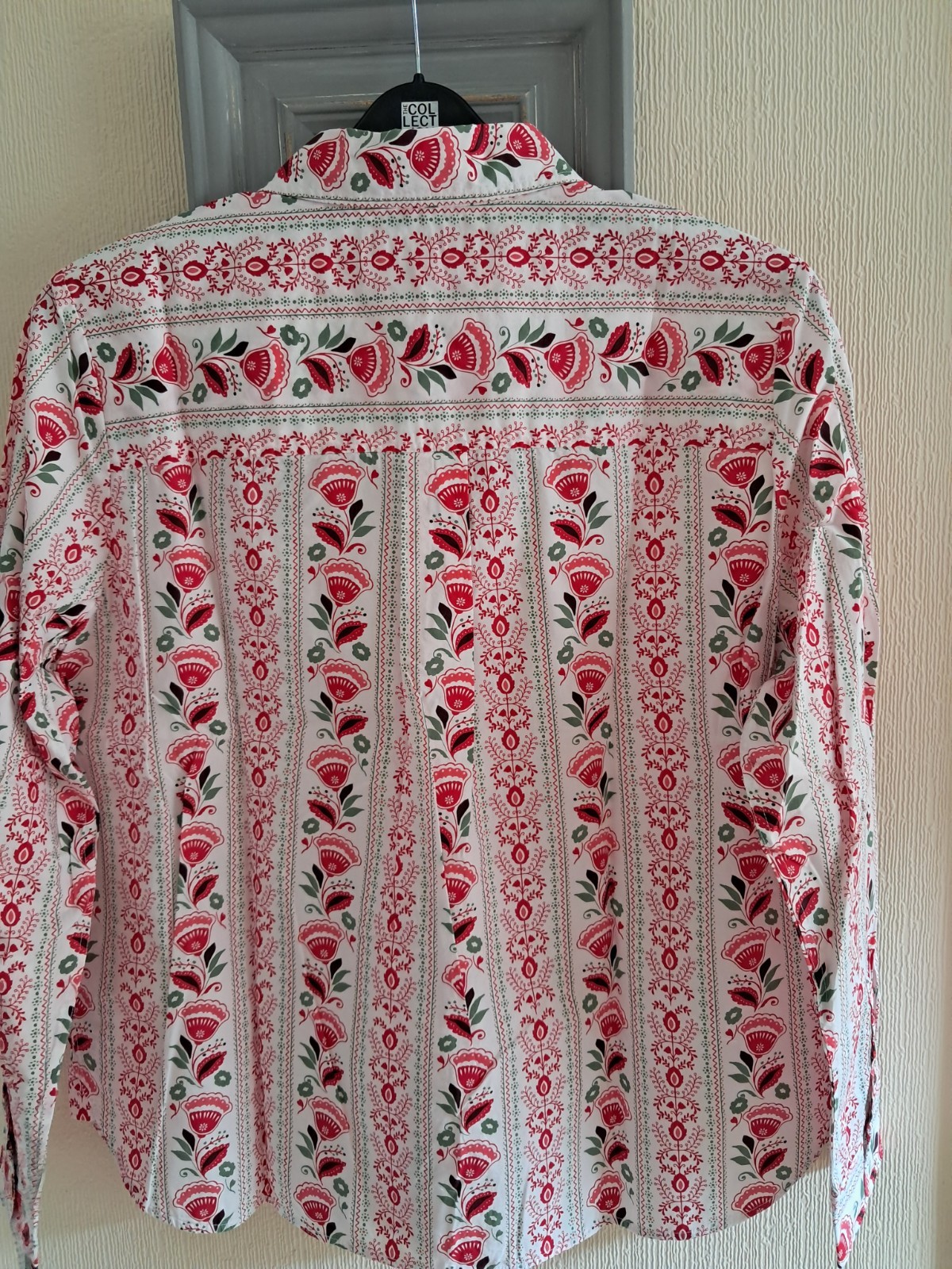 Boden The new Sienna cotton shirt Ivory petal trail. UK 16 BNWT New season