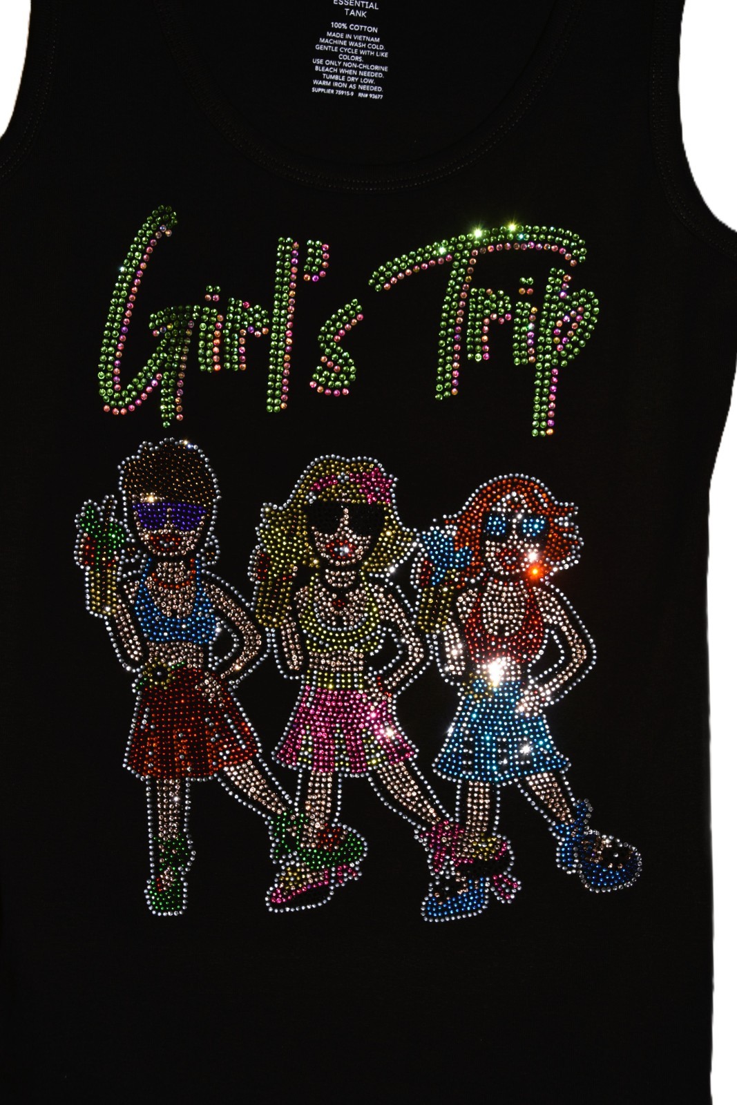 Girls Trip AB rhinestone bling shirt or tank XS S M L XL XXL 1X 2X 3X 4X 5X