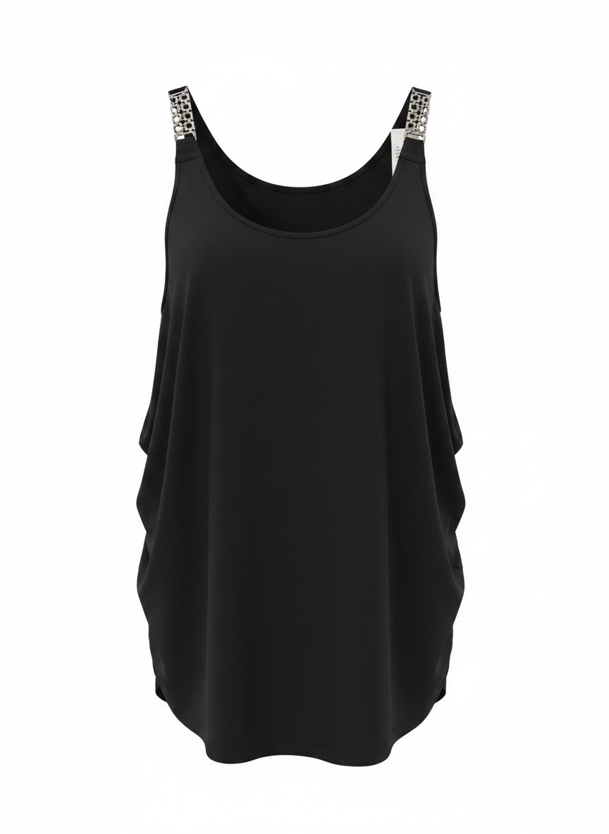 Lane Bryant Woman’s Black Sleeveless Pullover Top Plus Size 18/20 NWT