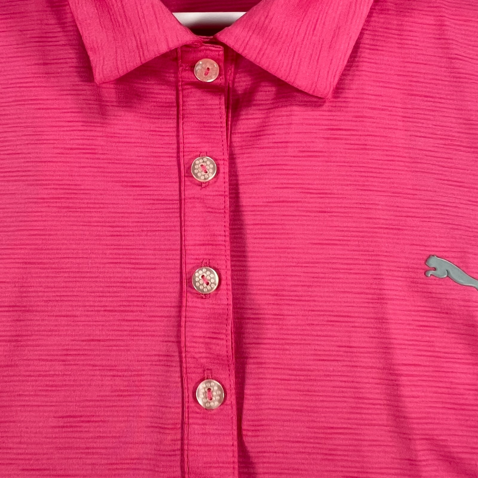 Puma Polo Shirt Womens XL Extra Large Pink Sleeveless Golf Tennis Pickleball