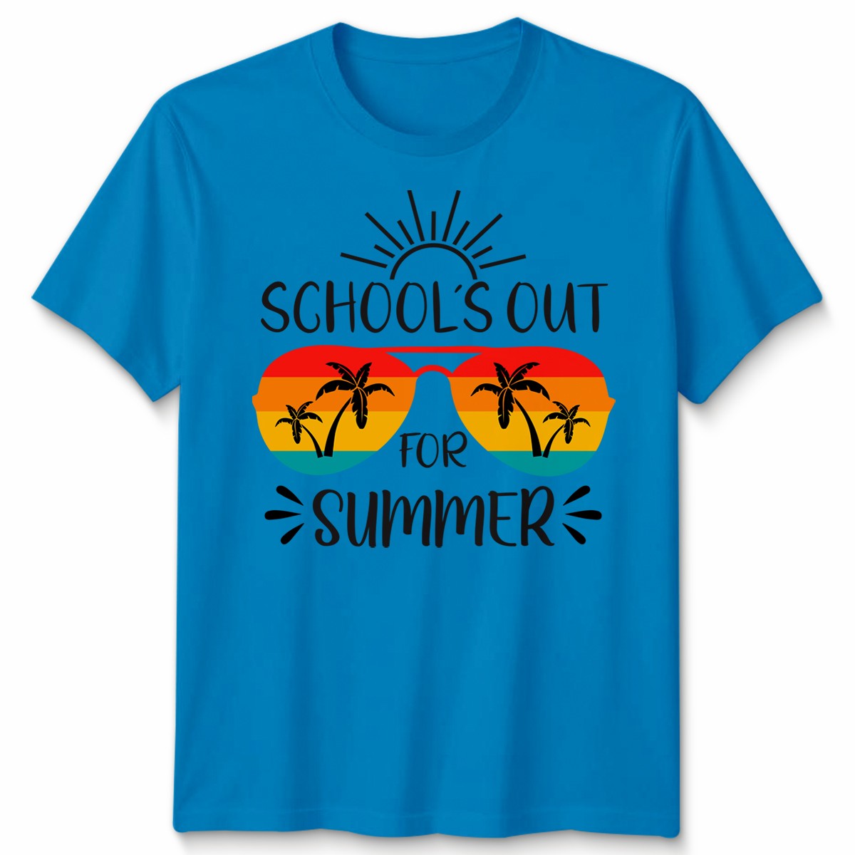 Schools Out For Summer Unisex T Shirt Teacher Gift Student Vacation Top