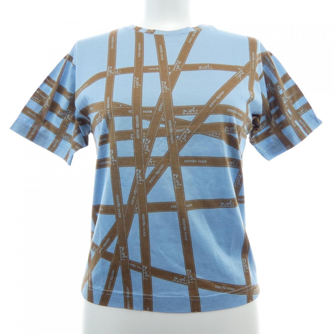 Authentic [Vintage] Hermes Voluduc T-shirt #230-000-641-7368