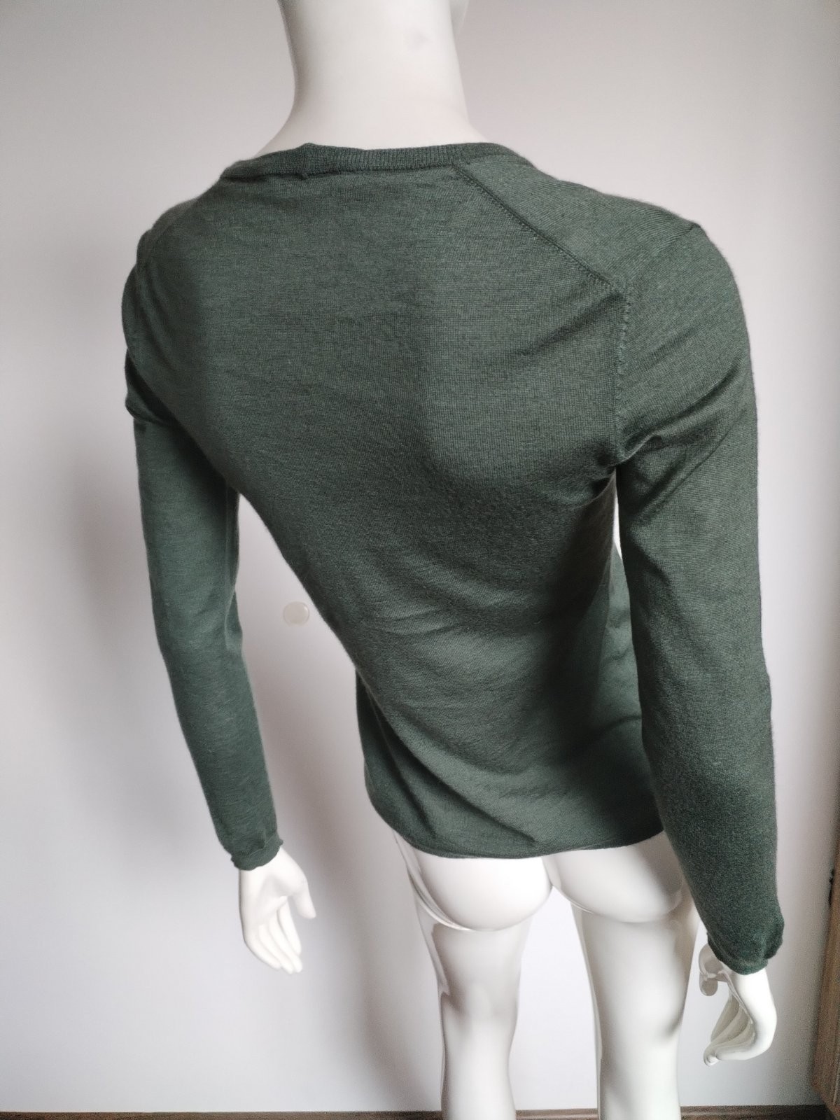 ETRO MILANO green knit top cashmere&silk size 40/M
