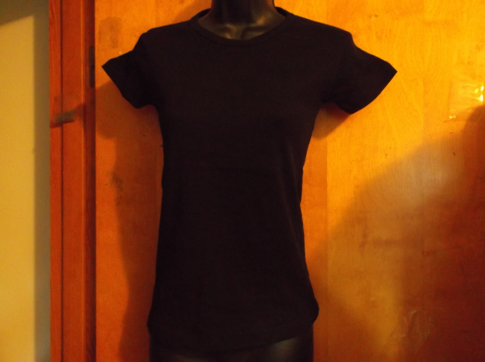 BRAND NEW LADY’S POINT SPORTSWEAR BLACK 1X1 RIB COTTON T’ SHIRT