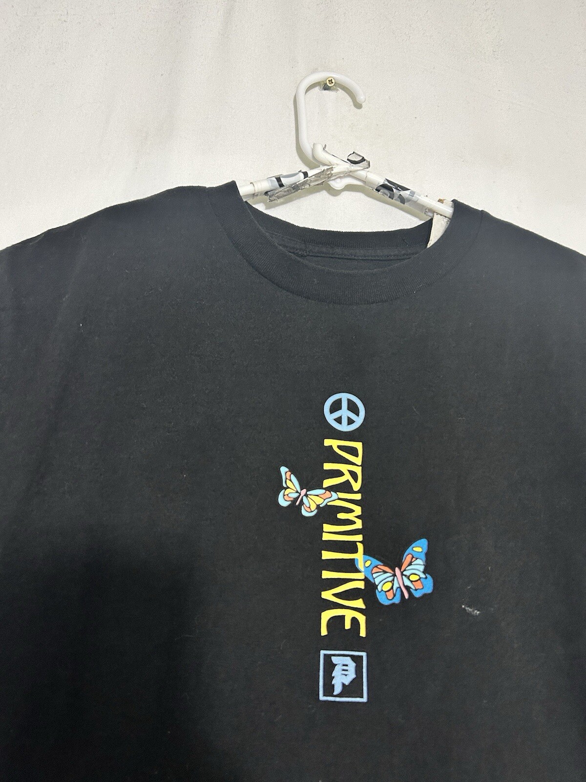 Primitive Womens Medium Black Graphic Mental Health T-Shirt