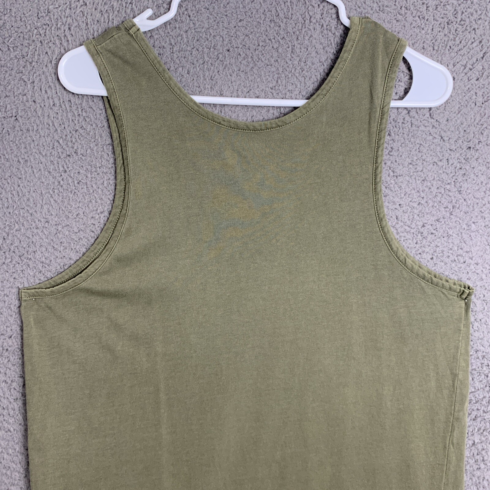 Quiksilver Tank Top Womens Small Sleeveless Pullover Blouse Shirt Cotton Green