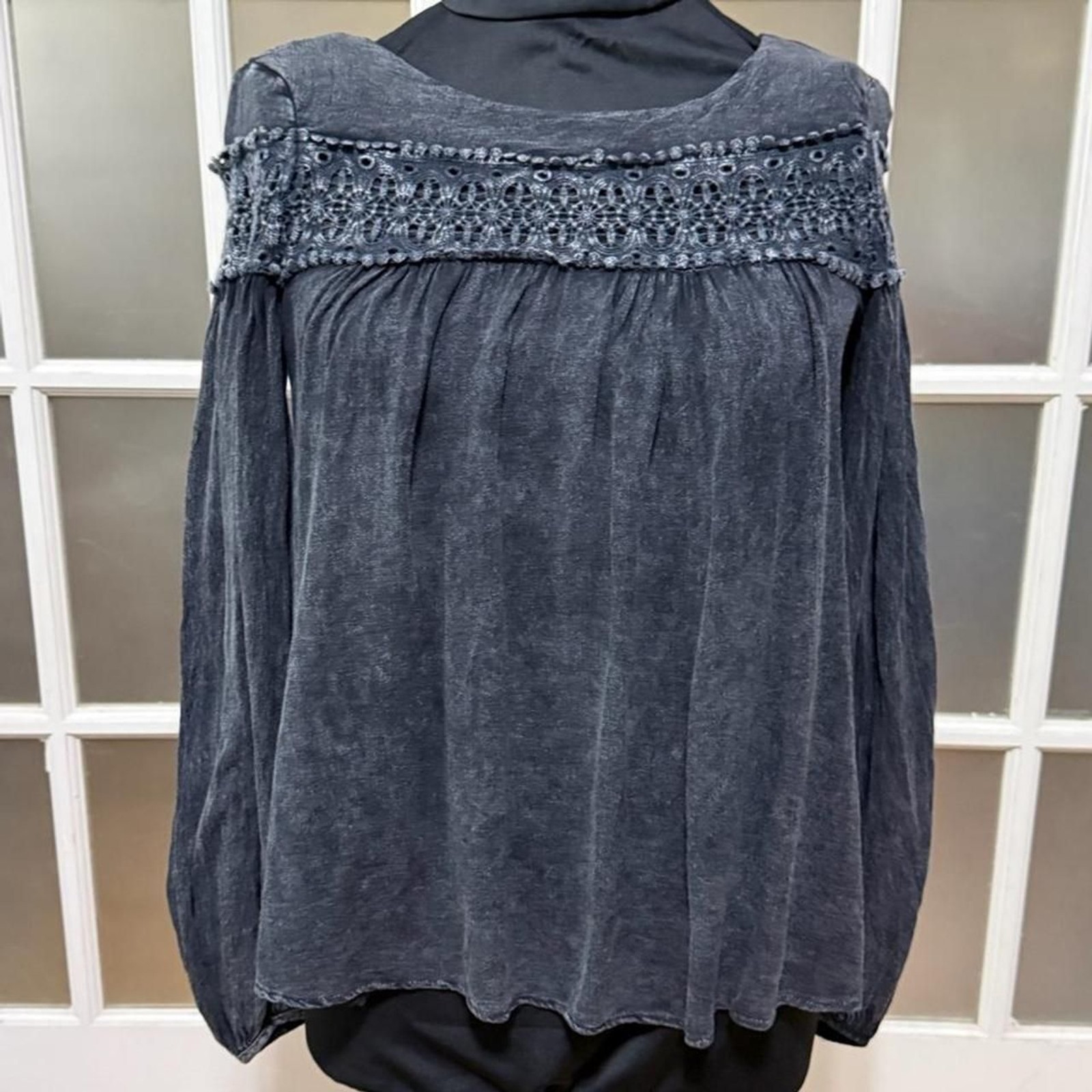 Altar-d-state Women’s Grey and Blue Blouse