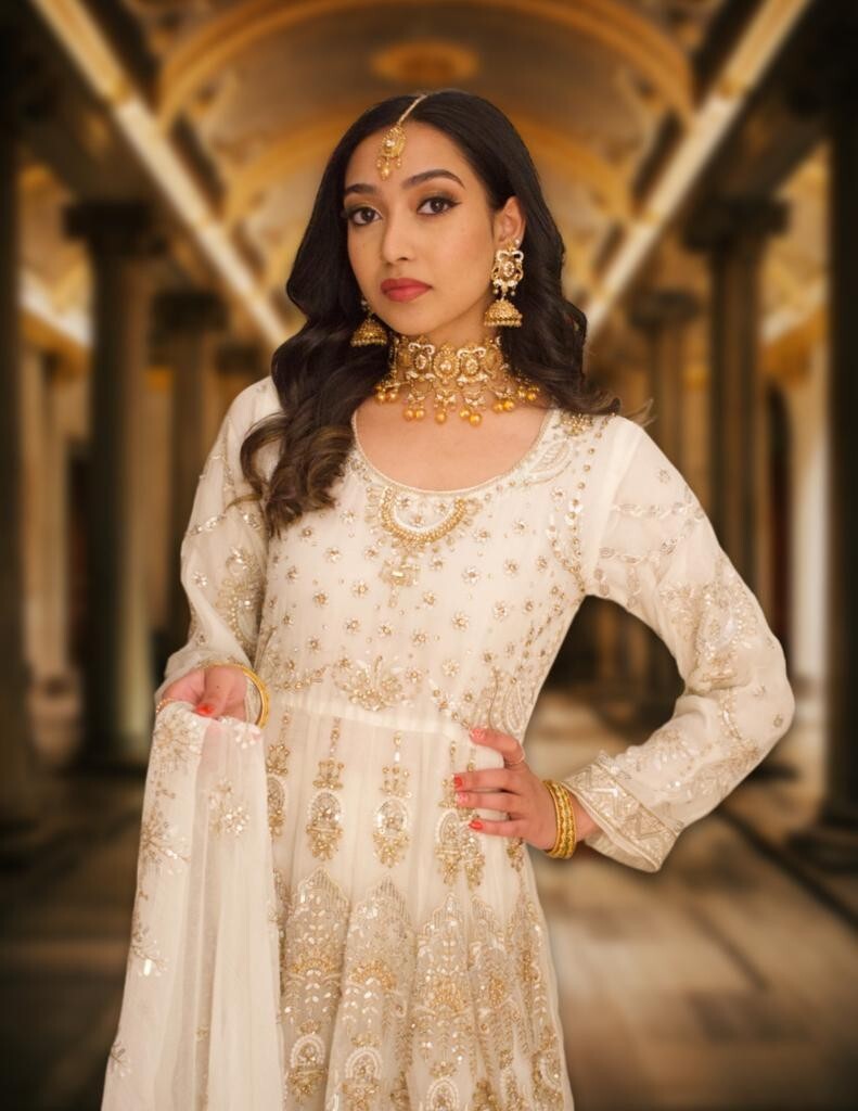 Chiffon Embroidery Frock