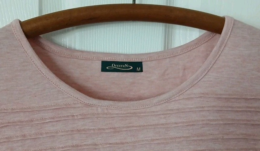 2 Ofeefan – Womans 3/4-Sleeve Tops – Size M – 1 Pinkish & 1 White Color – Look!!