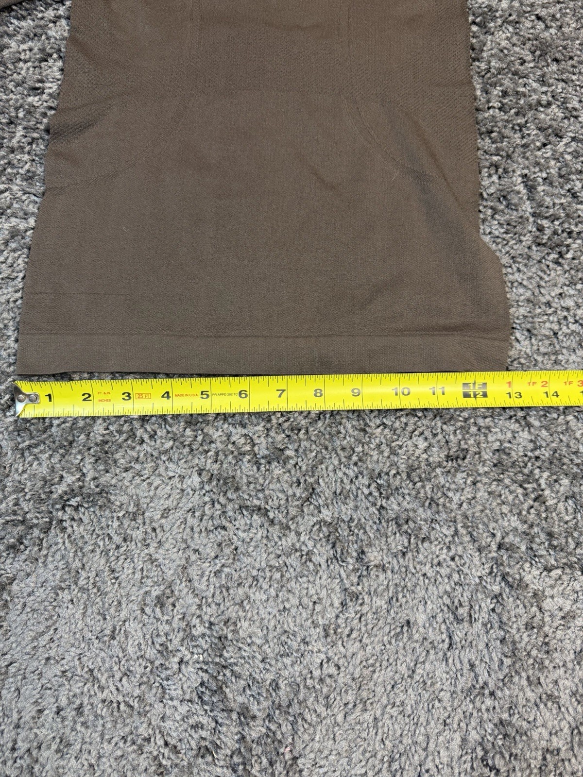 TKEQ Kennedy Long Sleeve Seamless Shirt Color Espresso Brown Size: XS/S