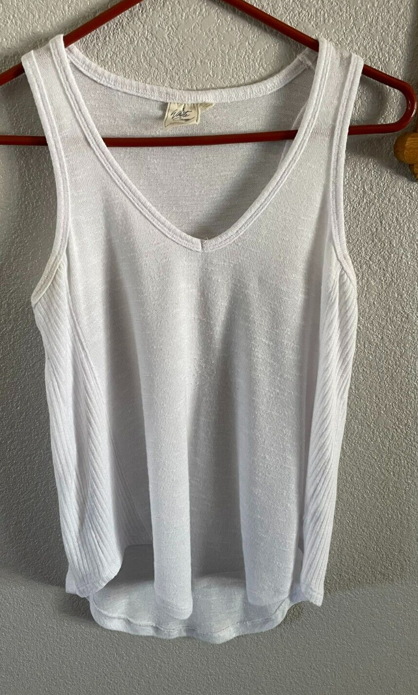 White Crow White Sleeveless Top Size Small