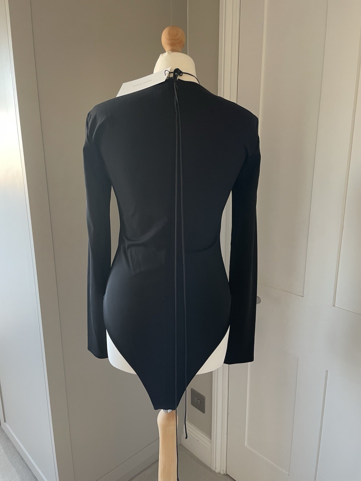 Magda Butrym Black Bodysuit – FR40 / 12 – NWT