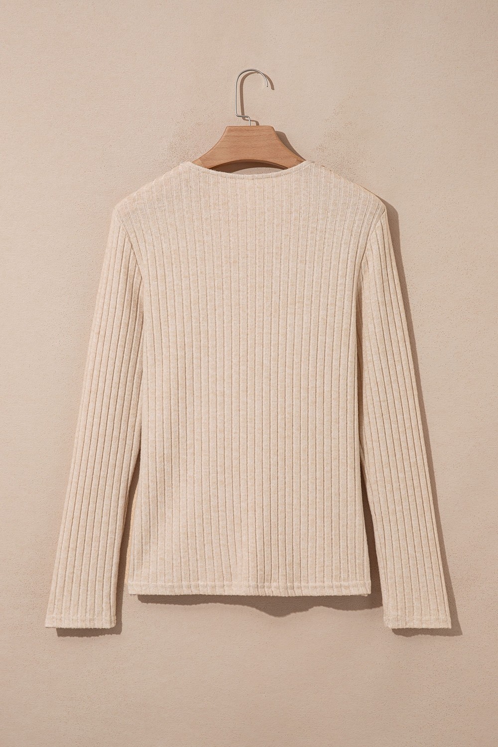 SYNZ – Womens Ribbed Cowl Neck Top, Long Sleeve Casual Pullover Sweater Shirt