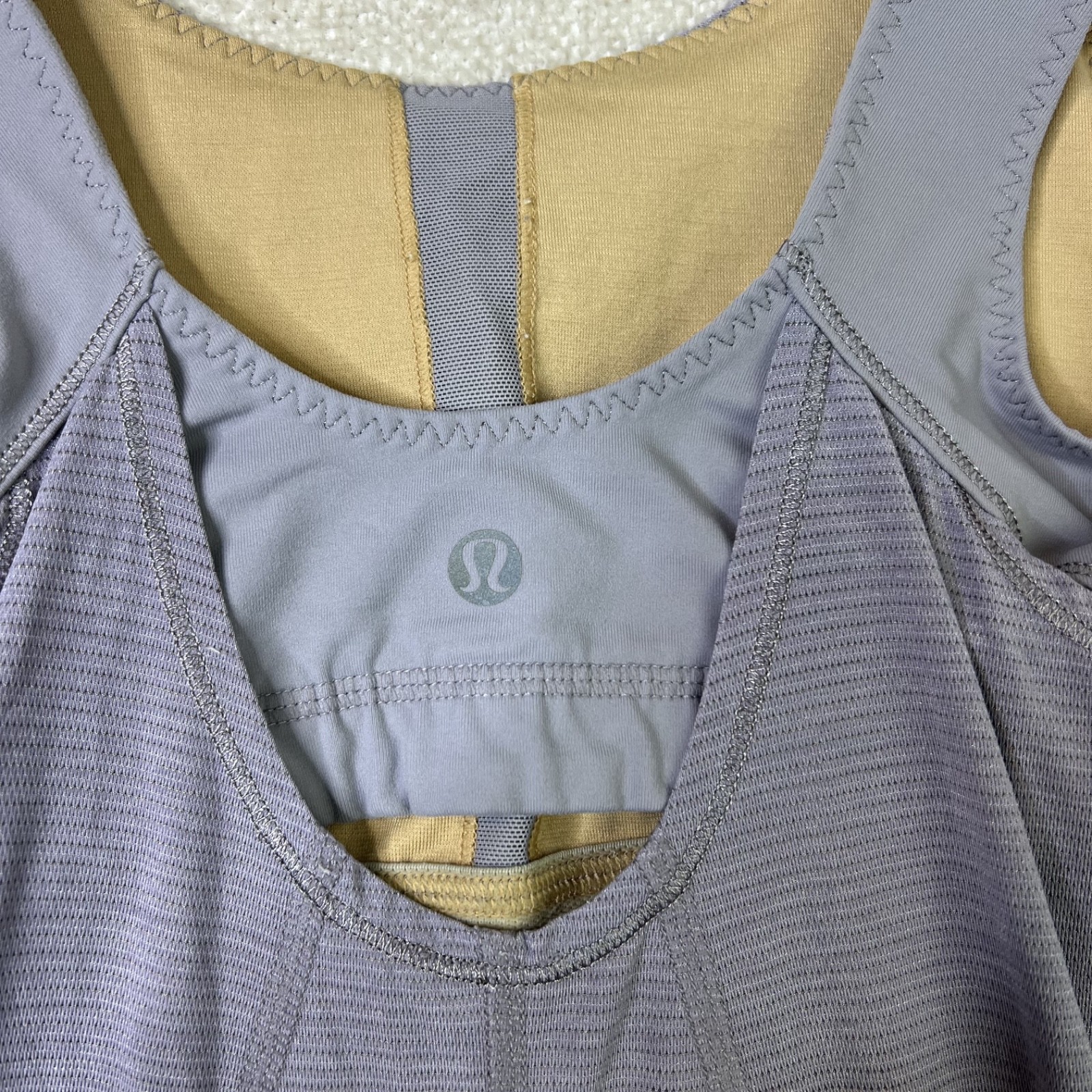 Lululemon 2-in-1 Tank Top with Built Bra Y2K Vintage Purple Women’s Size 4