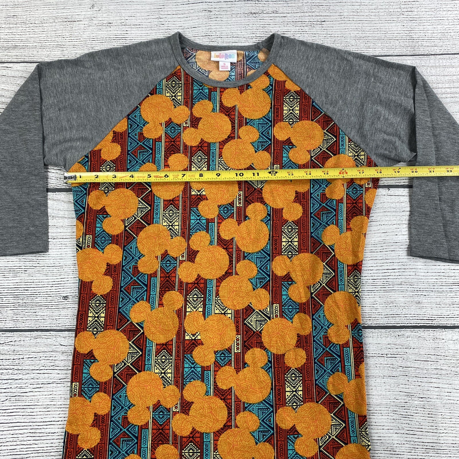 Lularoe Disney Mickey Mouse Women Size Small Half Sleeve Pullover Shirt – NEW