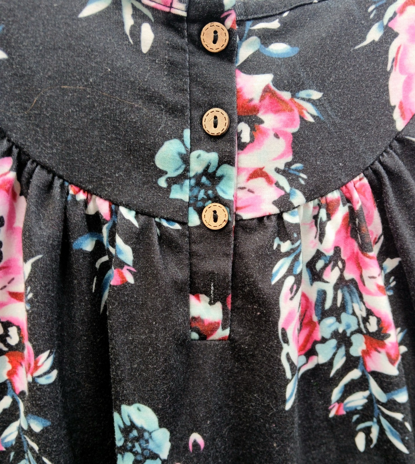 Fashion Women’s Black Floral Scoop Neck Sleeveless Knit Tank Top Size S