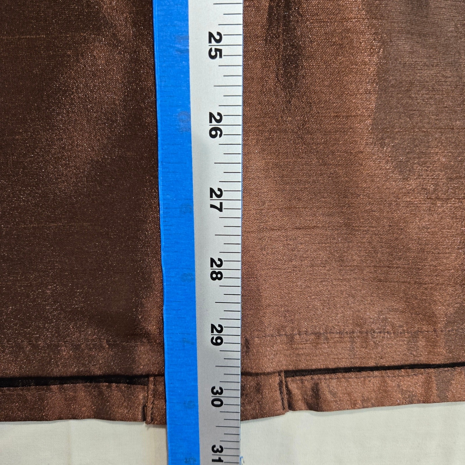 NWT Cinnamon Satin Button-up Swing Top Retro 40s 50s Sz L
