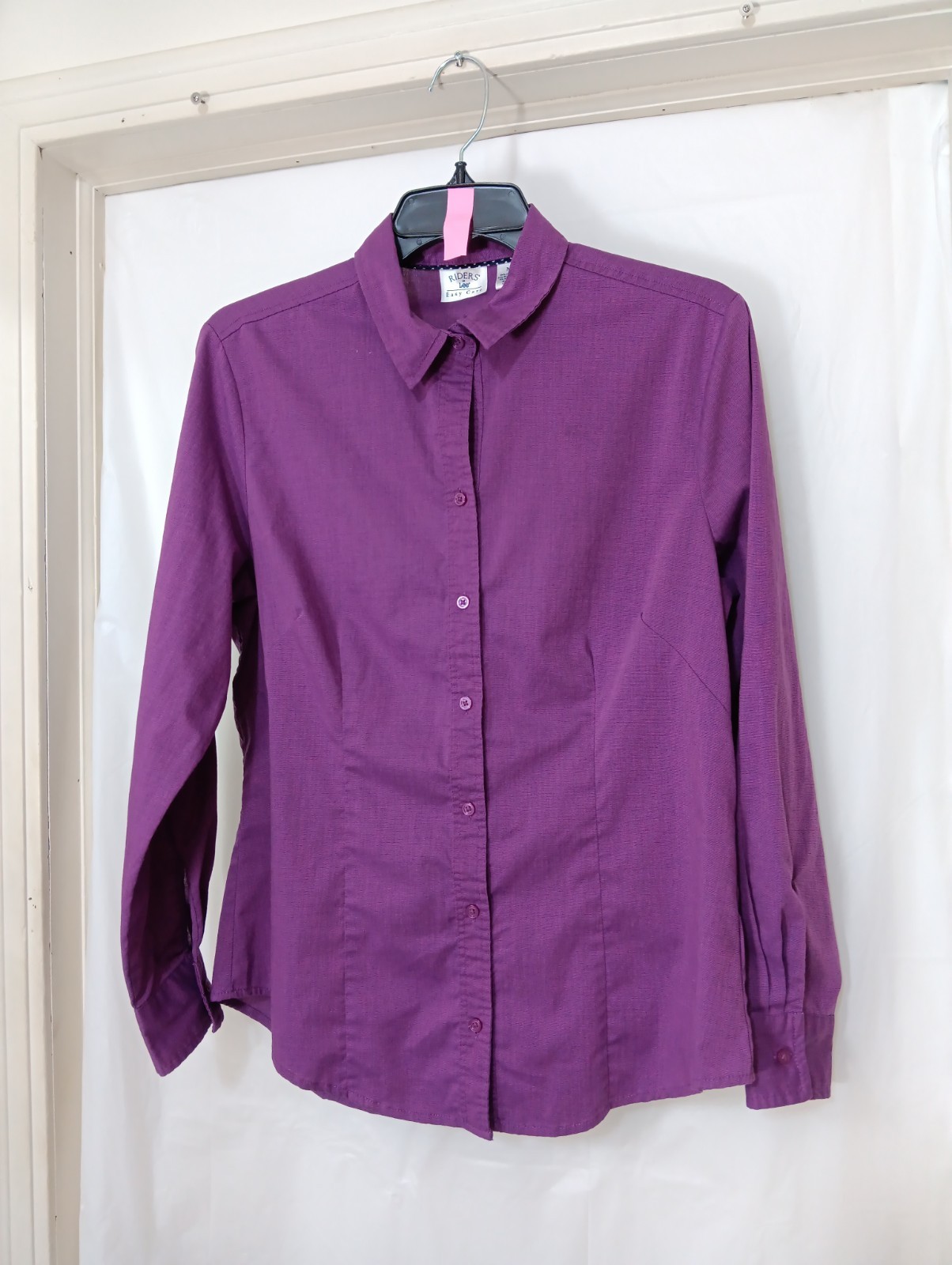 Riders by Lee Easy Care Women’s shirt Deep Purple Size M