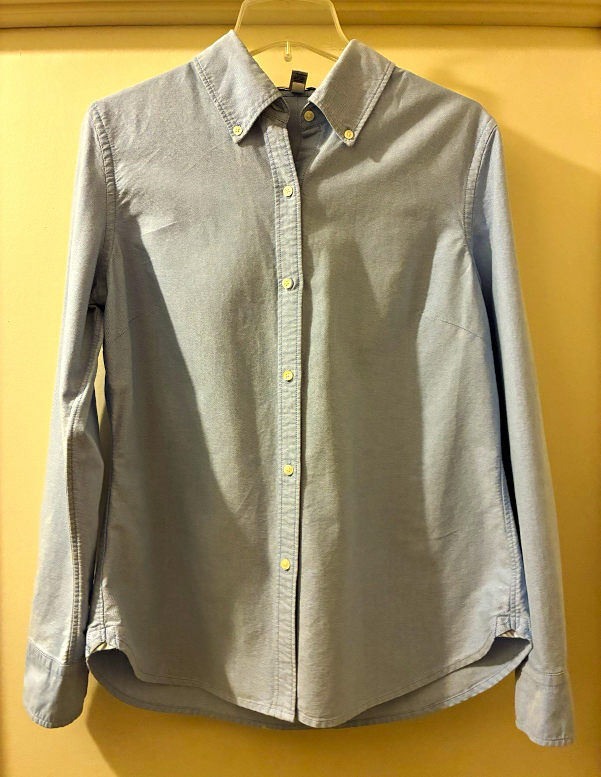 GAP Mens Blue Cotton Woven Button-Down Button-Up Shirt Long Sleeve Size L