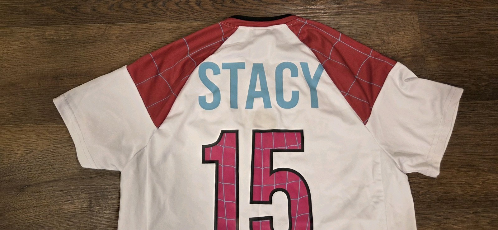 Ghost Spider Gwen Stacy Marvel Spider Man Soccer Jersey Adult Womens Small