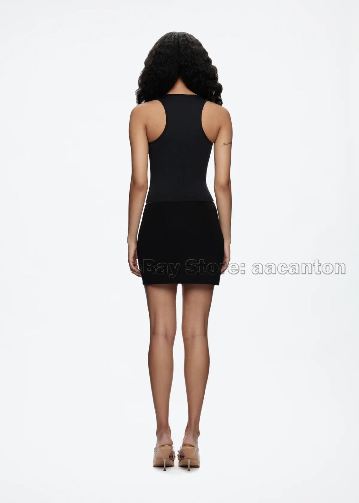 Tank Air Studio Tank Tops Solid Color Wide Shoulder Strap Vests Racerback Top