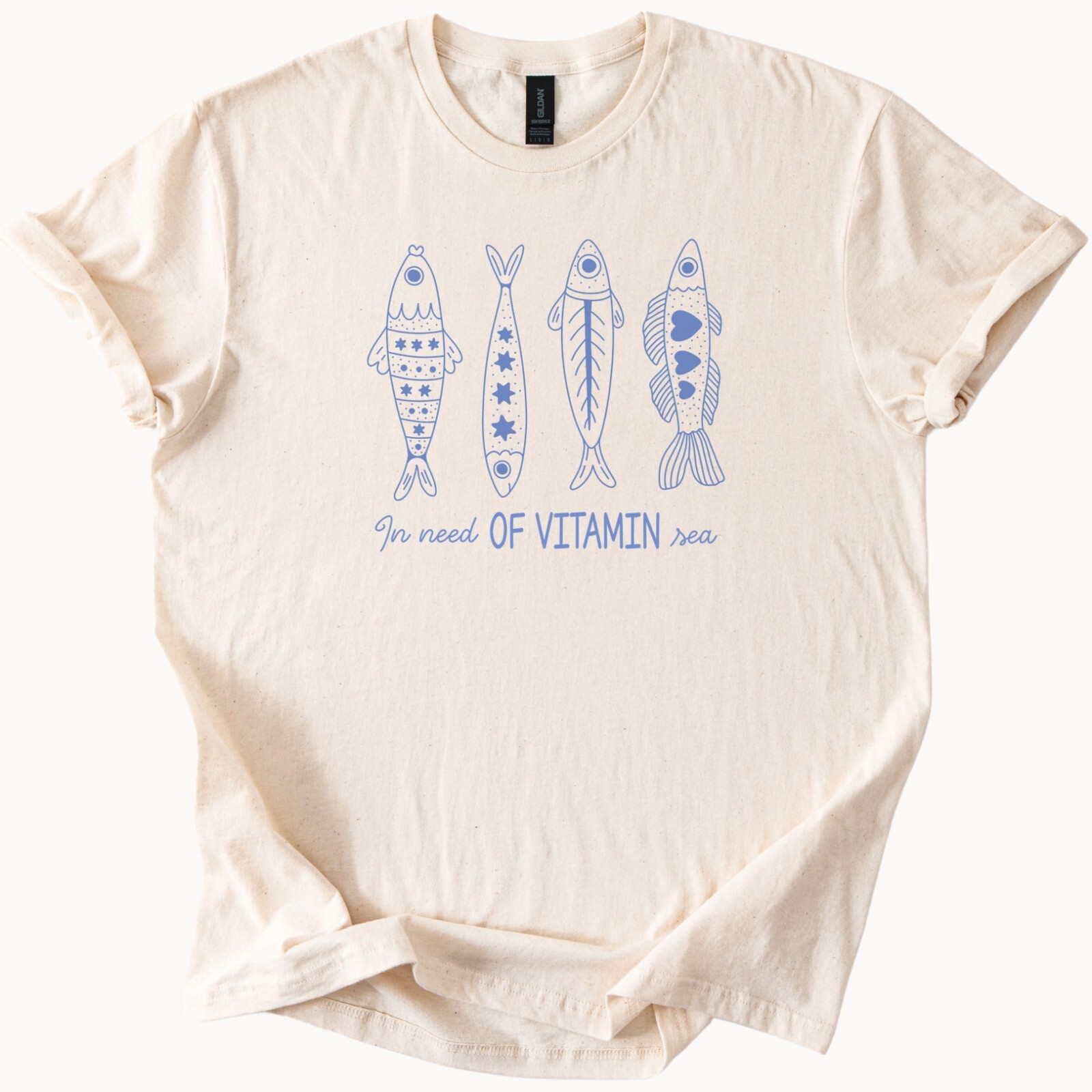 Vitamin Sea Shirt Cute Fish Tee Beach Ocean Top