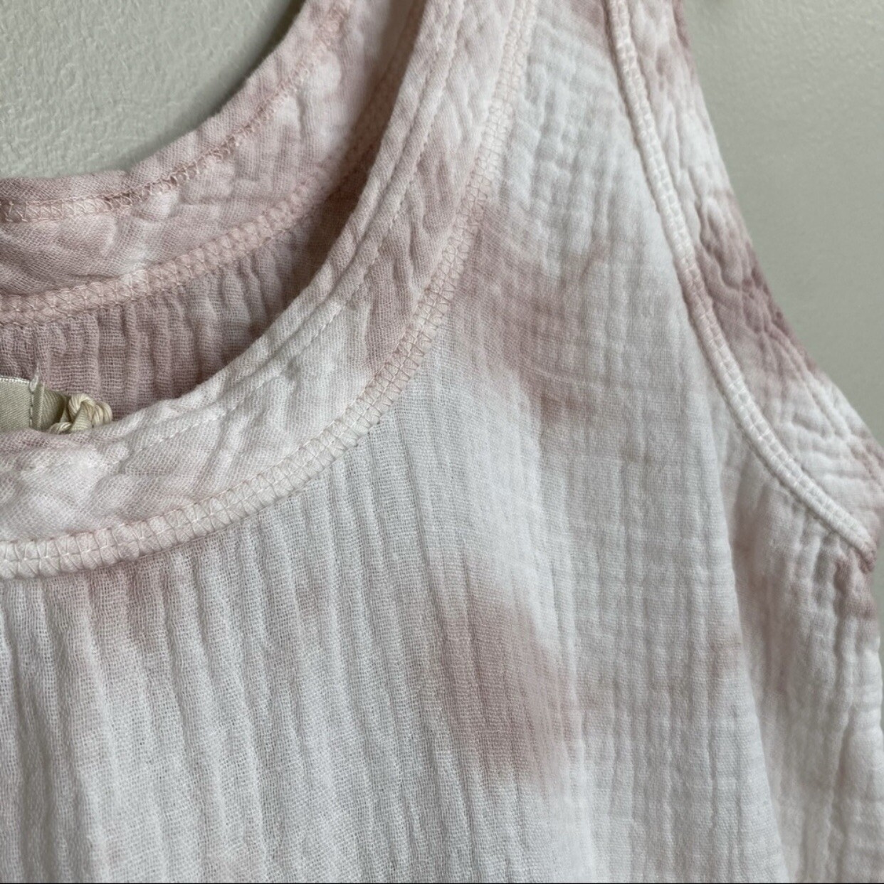 NWT Faherty Brand Ventura Tie Dye Dream Cotton Gauze Topanga Tank Top
