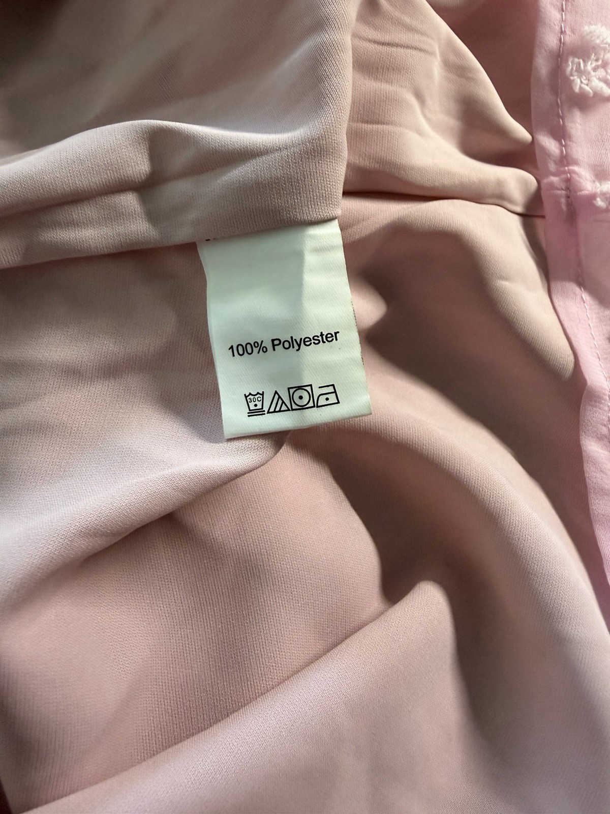 Blooming Jelly Women’s Pink Chiffon Blouse Size XXL Pom Pom V-Neck Lined Flowy