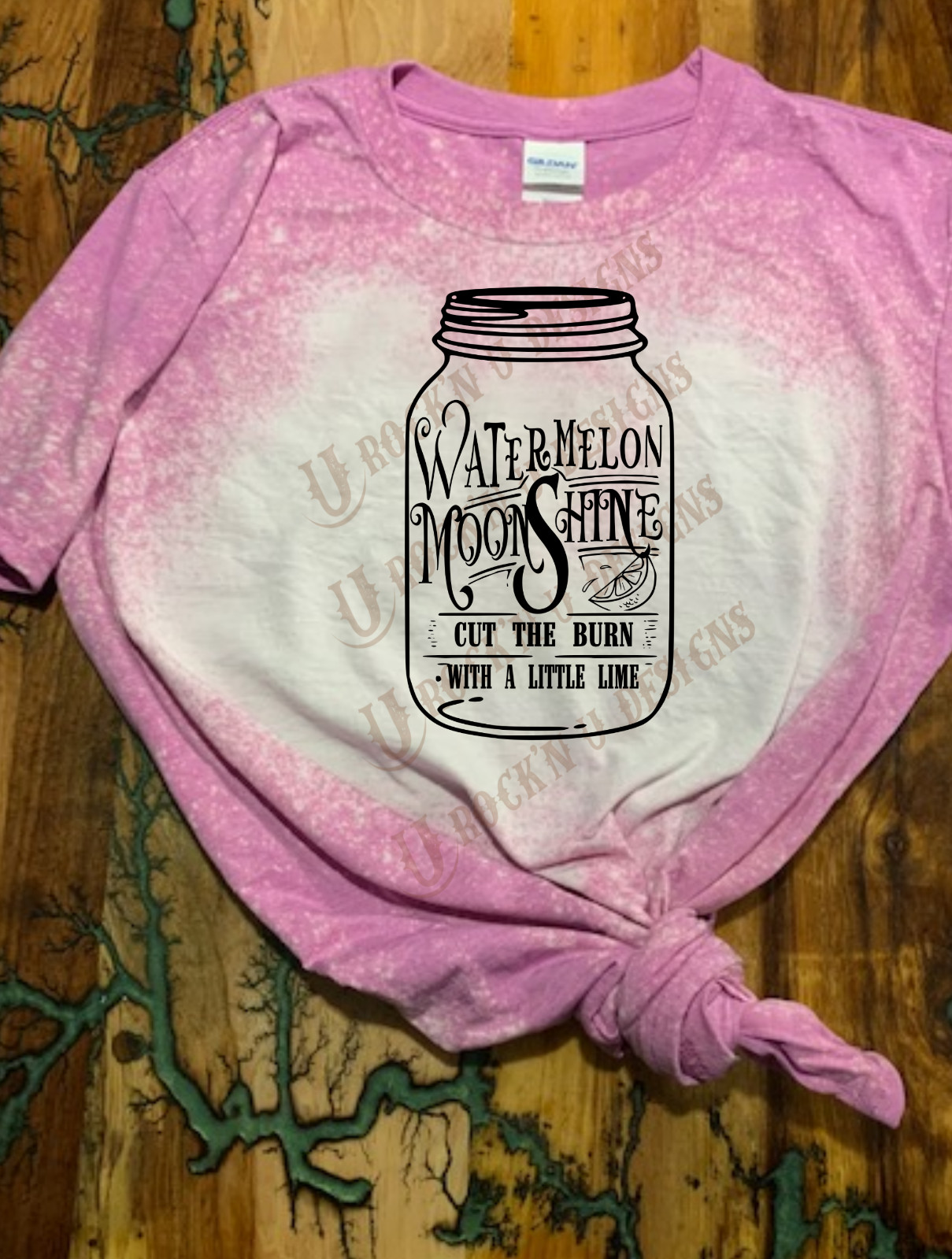 CUSTOM UNISEX T-SHIRT – ” WATERMELON MOONSHINE “
